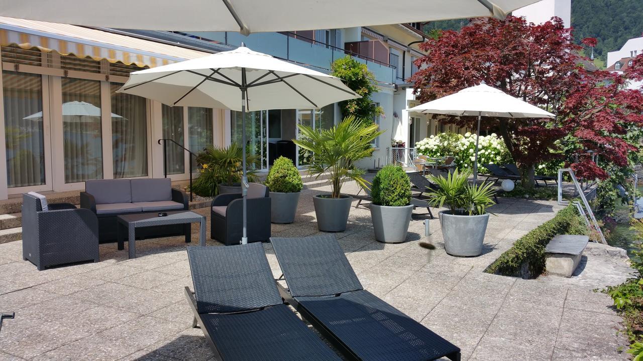 Hotel Riviera Loft Weggis Exterior foto